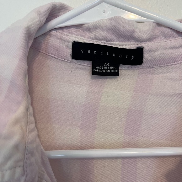 Sanctuary soft plaid button down - Picture 4 of 5